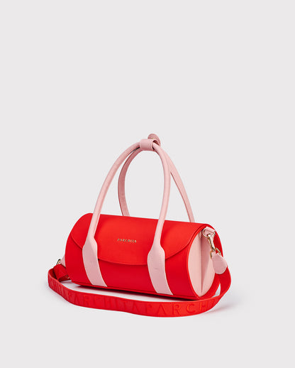 Cartera cilíndrica Charlotte - Parchita