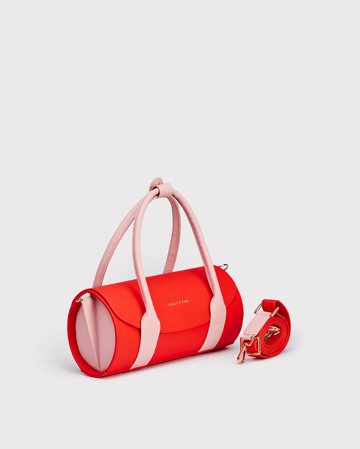 Cartera cilíndrica Charlotte - Parchita